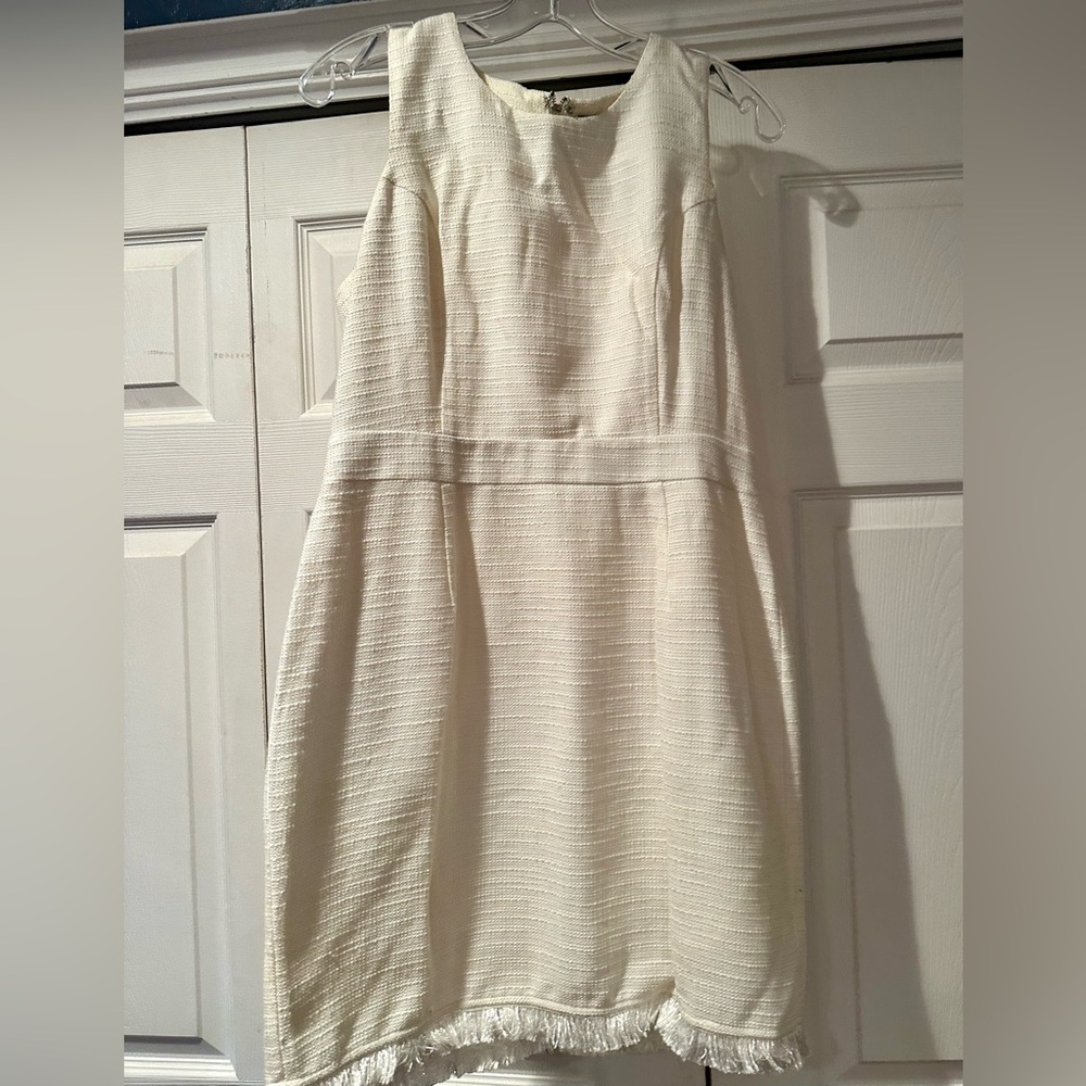 C. Luce White Formal Dress